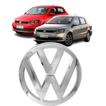Emblema Logo Grade Gol G6 Voyage Fox Saveiro Cross Polo 2012/... Cromado 12,6 cm Ø