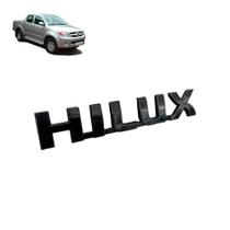 Emblema Logo Hilux ano 2005 Porta Malas Black Piano