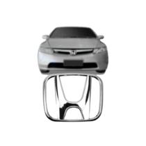 Emblema Logo Honda Cromado Grade Civic 2004 a 2006 e Fit 2004 a 2008