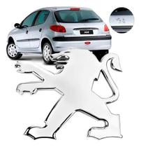Emblema Logo Tampa Porta Mala Peugeot 206 Todos Cromado Emblema Logo Tampa Porta Mala Peugeot 206 Todos Cromado