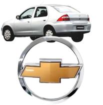Emblema Logo Tampa Traseira Prisma 2006 até 2011 Cromado Gravata Dourada Com Fita e pino Gm Original Emblema Logo Tampa Traseira Prisma 2006 até 2011 Cromado Gravata Dourada Com Fita e pino Gm Original