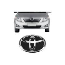 Emblema Logo Toyota Cromado Grade Corolla 2009 a 2013 Emblema Logo Toyota Cromado Grade Corolla 2009 a 2013