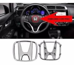 Emblema Logo Volante New Civic 2007 2008 2009 2010 Até 2011