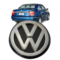 Emblema Logo VW Tampa Porta Malas Logus Cromado 8,0 cm Ø
