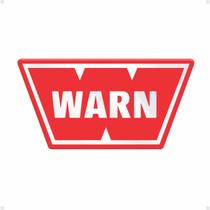 Emblema Logo Warn Troller Vermelho Dianteiro Resinado