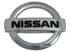 Emblema Logomarca Fechadura Traseira Nissan Frontier 2004 2005 2006 2007 - 8,3 cm x 7,0 cm