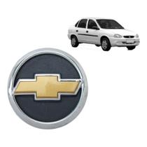 emblema logotipo grade Corsa Sedan e Hatch com gravata Dourada ano modelo 1996 até 1999