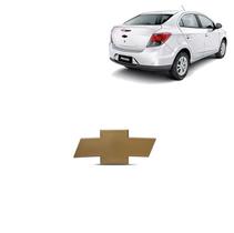Emblema Logotipo Traseiro Chevrolet Prisma Dourado Adesivo