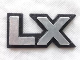 Emblema Lx Cinza Ford Antigo Emblema Lx Cinza Ford Antigo