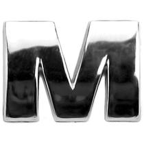 Emblema M 26mm Cromado