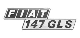Emblema Mala Fiat 147 Gls 86/76 Emblema Mala Fiat 147 Gls 86/76