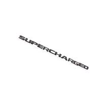 Emblema Metálico Supercargado para Chevrolet (Negro)