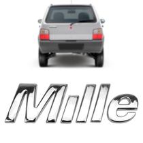 Emblema Mille Uno Mille 04/13 Cromado Letreiro Mracon 3005