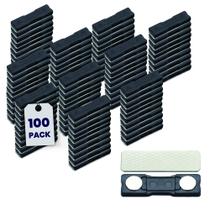 Emblema Name Badge Magnets Performore, pacote de 100, 1,75 x 0,5 cm com 3M