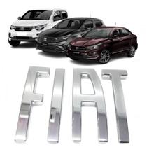 Emblema Nome Letreiro Fiat Grade Radiador Frontal Argo Mobi Cronos Ducato 2017... Fiat