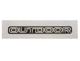 Emblema Outdoor Adesivo Resinado Preto Mitsubishi L200