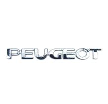 Emblema Peugeot Letreiro Cromado P/ Mala Traseira 207 Todos