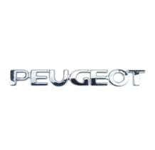 Emblema Peugeot Letreiro Cromado P/ Mala Traseira 207 Todos