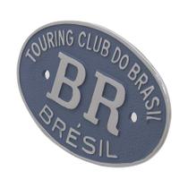 Emblema plaqueta brasão Azul BR Touring Brésil