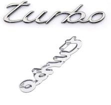 Emblema Porsche 911 Turbo Carrera Cayman Cayenne Metal