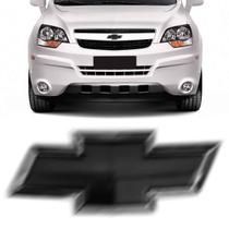 Emblema Porta Malas Grade Chevrolet GM Captiva 08 09 10 11 12 13 14 15 16 17 Grade Gravata Preto Bla