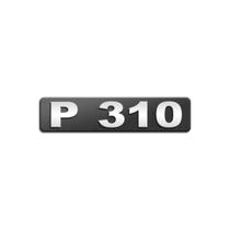 Emblema Potência Para Scania P310 Moderno - Cromado Emblema Potência Para Scania P310 Moderno - Cromado