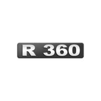 Emblema Potência Para Scania R360 Moderno - Cromado