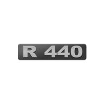 Emblema Potência Para Scania R440 Moderno - Cinza