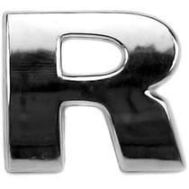 Emblema R 26mm Cromado Emblema R 26mm Cromado