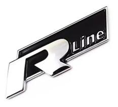 Emblema R-line Jetta Polo Golf Tiguan Passat Vw RESINADO LATERAL
