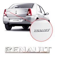 Emblema Renault Porta Mala Logan Sandero 09 10 11 12 13 2014