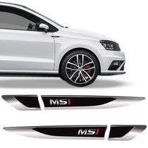 Emblema Resinado Aplique Lateral MSI Inclinado