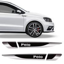 Emblema Resinado Aplique Lateral Polo Inclinado Decorativo