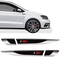 Emblema Resinado Aplique Lateral Tsi Si Vermelho Inclinado