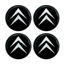 Emblema Resinado Calota Citroem Adesivo 48mm 4 Unidades