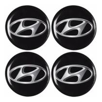 Emblema Resinado Calota Hyundai Adesivo 48mm 4 Unidades Emblema Resinado Calota Hyundai Adesivo 48mm 4 Unidades