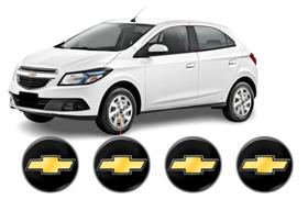 Emblema Resinado Preto Gm Chevrolet Onix Celta Corsa Spin