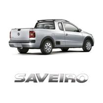 Emblema Saveiro Cromado Tampa Traseira 2009/2012