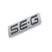 Emblema Seg Plaqueta Cromada Traseira Toyota Corolla Se-g 2003 2004 2005 06 2007 2008