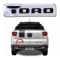 Emblema Sigla Toro Preto - Fiat Toro 2016 a 2020
