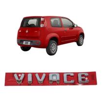 Emblema Sigla Vivace para Fiat Novo Uno