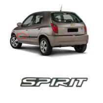 Emblema SPIRIT da Tampa do Porta-malas Celta 2007 Grafite - Marcon