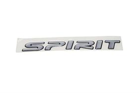 Emblema Spirit Fundo Cinza Com Borda Preta Pecas Genuinas Gm Agile celta 93343649 Emblema Spirit Fundo Cinza Com Borda Preta Pecas Genuinas Gm Agile celta 93343649