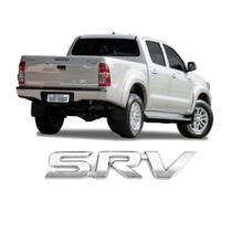 Emblema SRV Cromado Hilux 2005/2015
