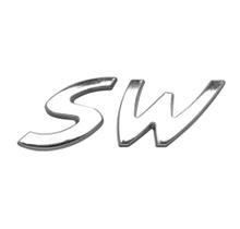 Emblema Sw Letreiro Cromado Linha Peugeot 206 207 307 407