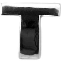 Emblema T 26mm Cromado Emblema T 26mm Cromado