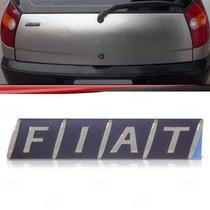 Emblema Tampa Porta Malas Palio Siena Marea Brava Uno Cromado Fundo Azul Emblema Tampa Porta Malas Palio Siena Marea Brava Uno Cromado Fundo Azul