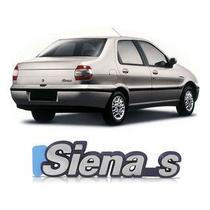 Emblema Tampa Porta Malas Siena G1 S 1996 A 2000 Cromado Fundo Azul Emblema Tampa Porta Malas Siena G1 S 1996 A 2000 Cromado Fundo Azul