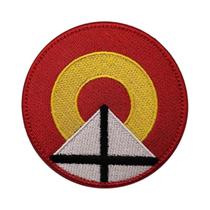 Emblema Tático Militar Bordado Em PVC De Borracha Com Patch Refletivo Infravermelho Da Bandeira