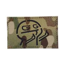 Emblema Tático Refletivo Infravermelho Em Tecido Com Corte a Laser Para Mochilas, Coletes E Roupas